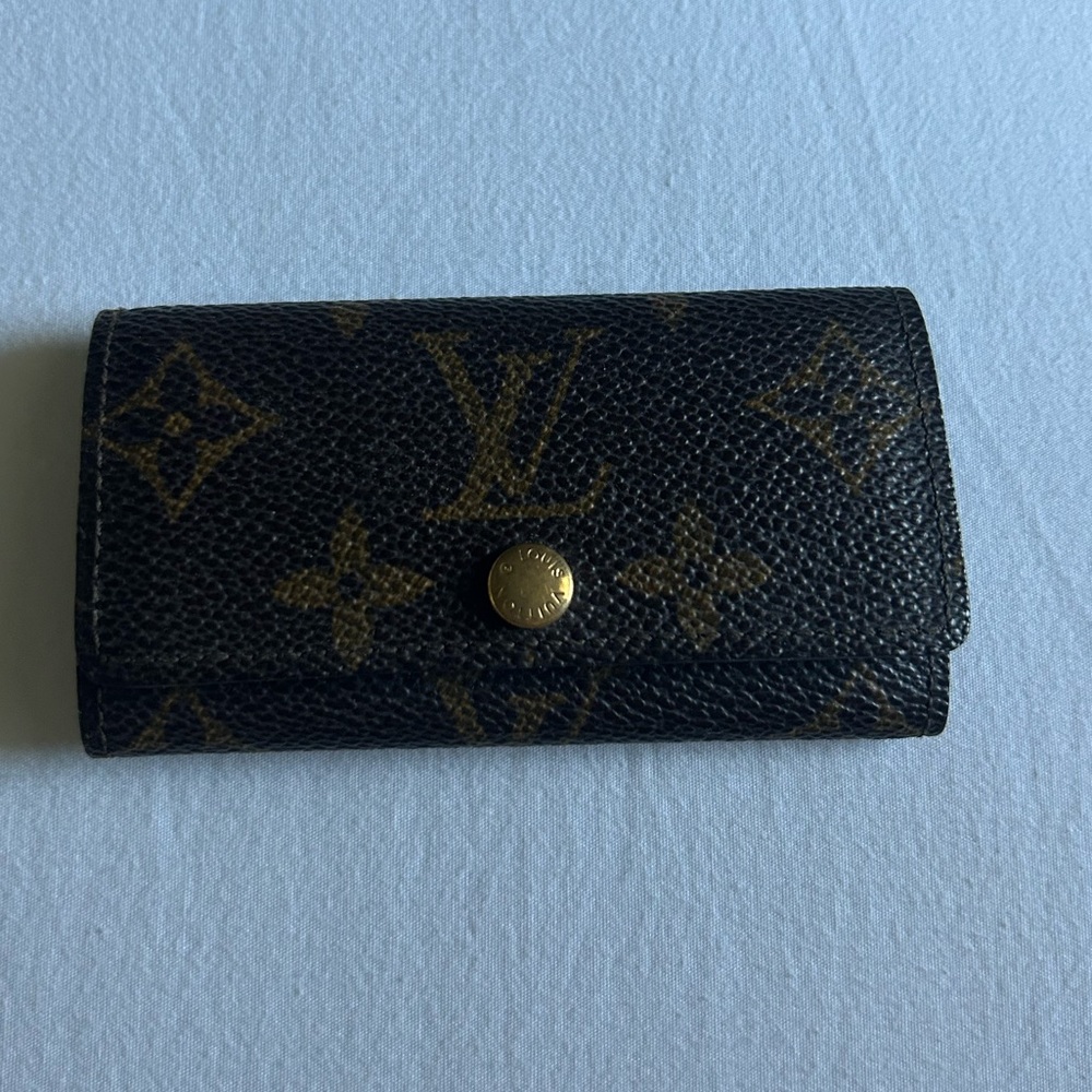 Louis Vuitton Brown Leather Key Holder